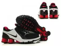 nike hommes chaussures shox turbo 10 noir blanc rouge taille 41-46